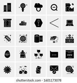 Set of 25 Universal Business Icons Vector