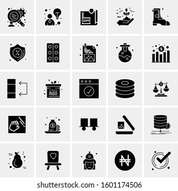 Set of 25 Universal Business Icons Vector
