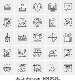 Set of 25 Universal Business Icons Vector