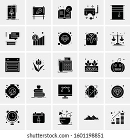 Set of 25 Universal Business Icons Vector