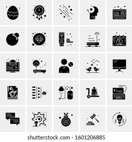 Set of 25 Universal Business Icons Vector