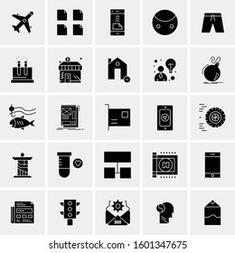 Set of 25 Universal Business Icons Vector
