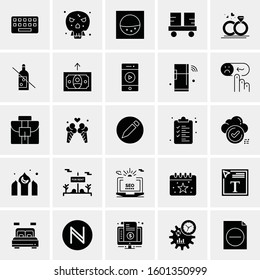 Set of 25 Universal Business Icons Vector