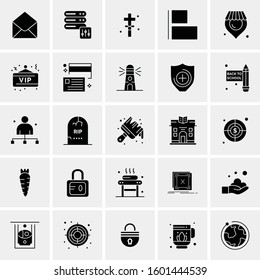 Set of 25 Universal Business Icons Vector