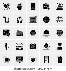 Set of 25 Universal Business Icons Vector