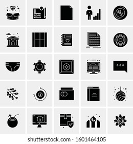 Set of 25 Universal Business Icons Vector