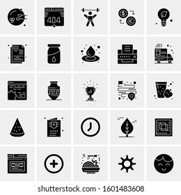Set of 25 Universal Business Icons Vector