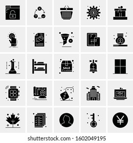 Set of 25 Universal Business Icons Vector