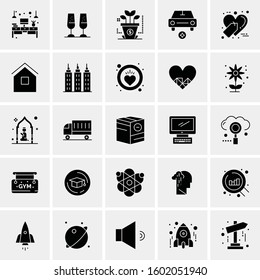 Set of 25 Universal Business Icons Vector