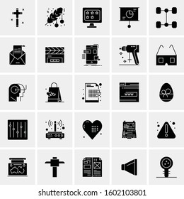 Set of 25 Universal Business Icons Vector