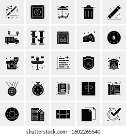 Set of 25 Universal Business Icons Vector