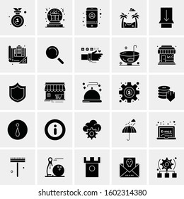 Set of 25 Universal Business Icons Vector