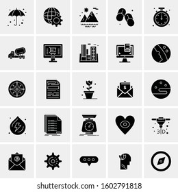 Set of 25 Universal Business Icons Vector