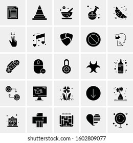 Set of 25 Universal Business Icons Vector