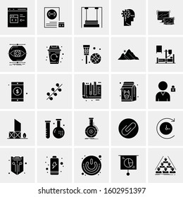 Set of 25 Universal Business Icons Vector