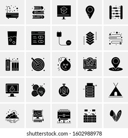 Set of 25 Universal Business Icons Vector