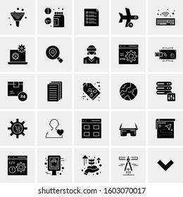 Set of 25 Universal Business Icons Vector