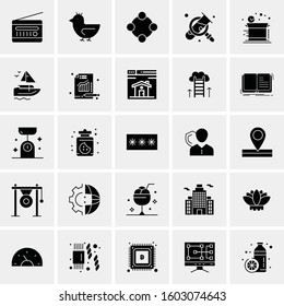 Set of 25 Universal Business Icons Vector
