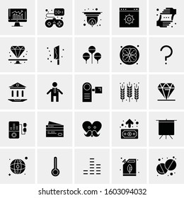 Set of 25 Universal Business Icons Vector