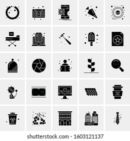 Set of 25 Universal Business Icons Vector