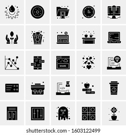 Set of 25 Universal Business Icons Vector