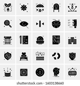 Set of 25 Universal Business Icons Vector