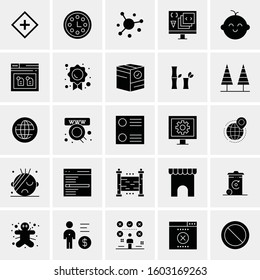 Set of 25 Universal Business Icons Vector
