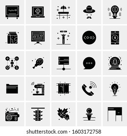 Set of 25 Universal Business Icons Vector