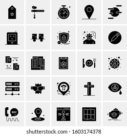 Set of 25 Universal Business Icons Vector
