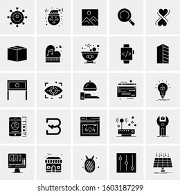 Set of 25 Universal Business Icons Vector