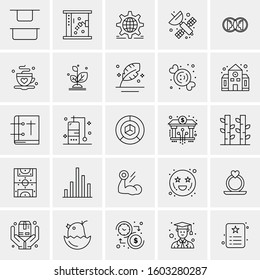 Set of 25 Universal Business Icons Vector