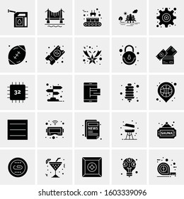 Set of 25 Universal Business Icons Vector