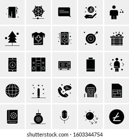 Set of 25 Universal Business Icons Vector