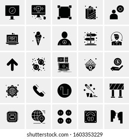 Set of 25 Universal Business Icons Vector