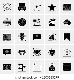 Set of 25 Universal Business Icons Vector