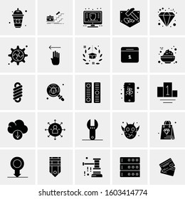 Set of 25 Universal Business Icons Vector
