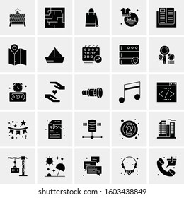 Set of 25 Universal Business Icons Vector