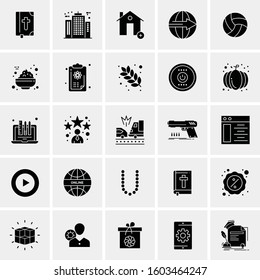 Set of 25 Universal Business Icons Vector