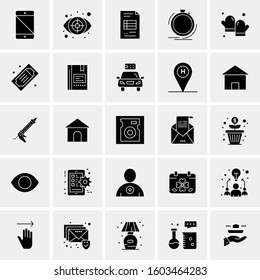 Set of 25 Universal Business Icons Vector