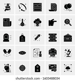 Set of 25 Universal Business Icons Vector