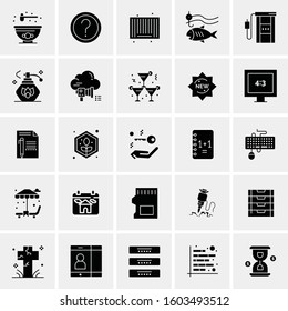 Set of 25 Universal Business Icons Vector