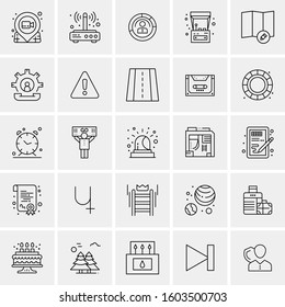 Set of 25 Universal Business Icons Vector