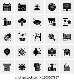 Set of 25 Universal Business Icons Vector
