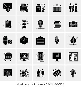 Set of 25 Universal Business Icons Vector