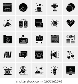 Set of 25 Universal Business Icons Vector