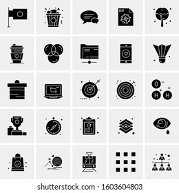 Set of 25 Universal Business Icons Vector