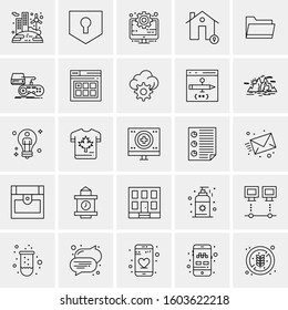 Set of 25 Universal Business Icons Vector