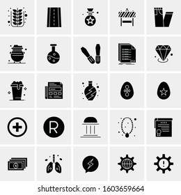 Set of 25 Universal Business Icons Vector