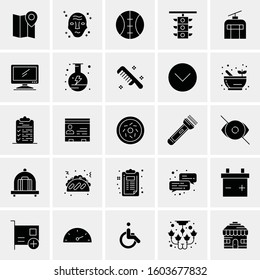 Set of 25 Universal Business Icons Vector