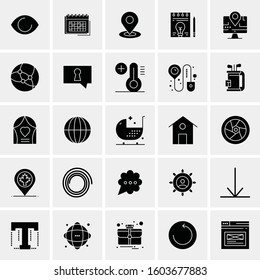 Set of 25 Universal Business Icons Vector